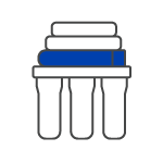 4 ROM 4 ROM: Focuses on total dissolved solids and other hard to reduce impurities.