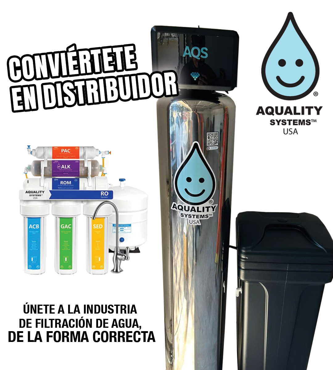 Conviértete en distribuidor Conviértete en distribuidor de Aquality Systems